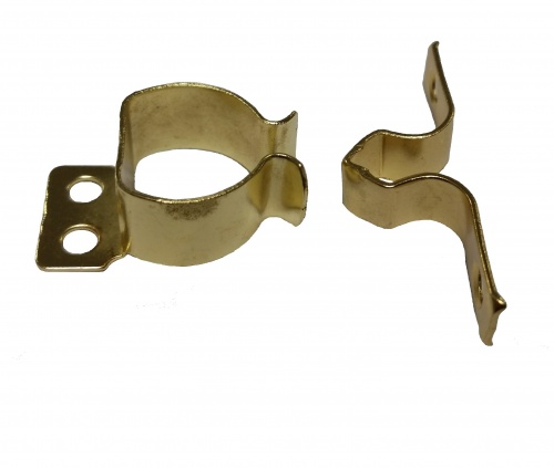 Steel Gripper Catch Electroplated Brass (Pack of 2)